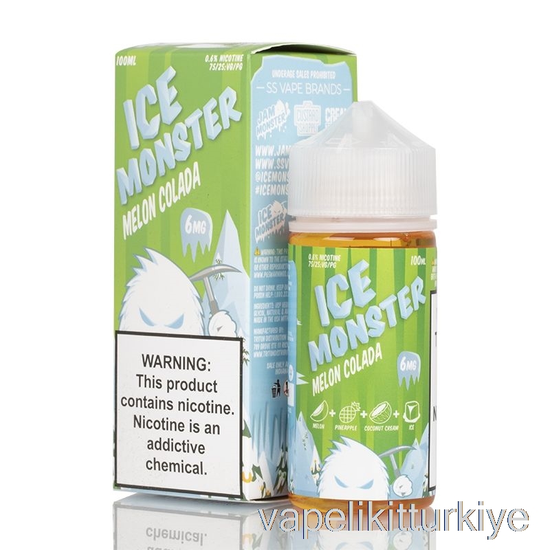 Vape Türkiye Ice Melon Colada - Buz Canavarı - 100ml 3mg
